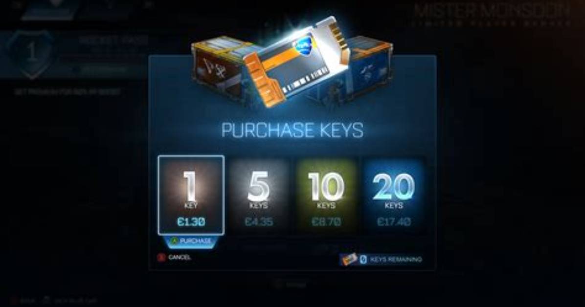 How to Get Keys in Rocket League
