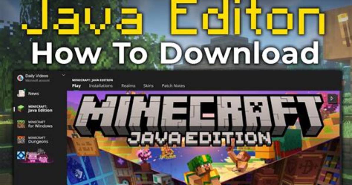 How to Get Minecraft Java Edition for Free 2019