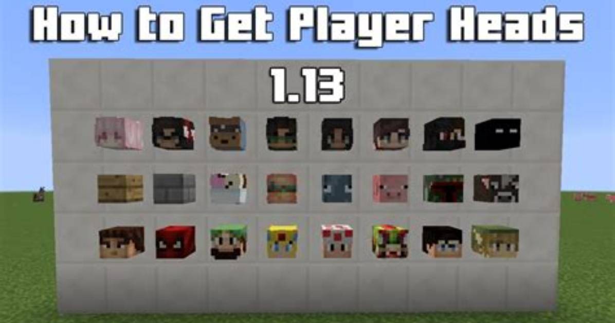 How to Get Minecraft Player Heads Command