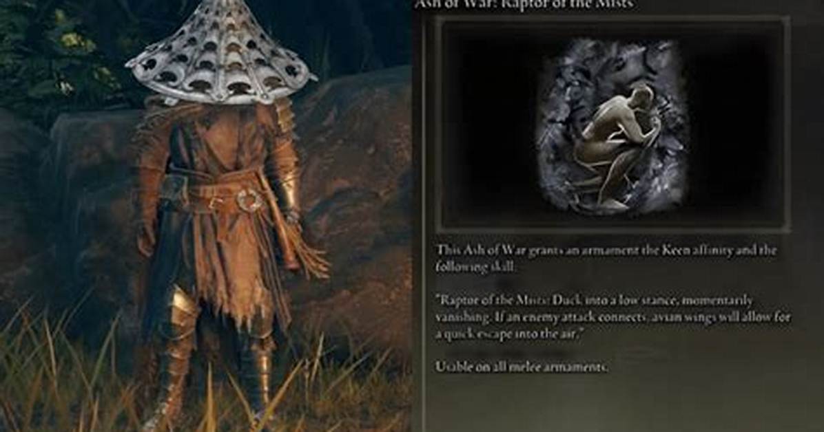 How to Get Raptor of the Mists Ash of War in Elden Ring