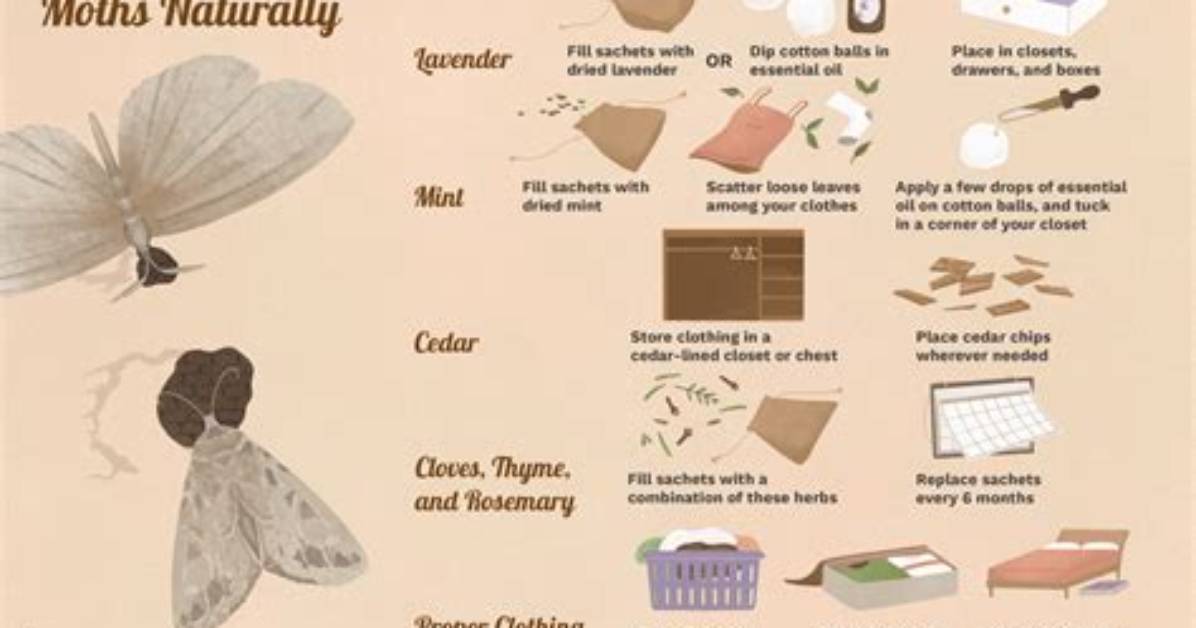 How to Get Rid of Moths at Home – 15 Repel & Prevent Tips