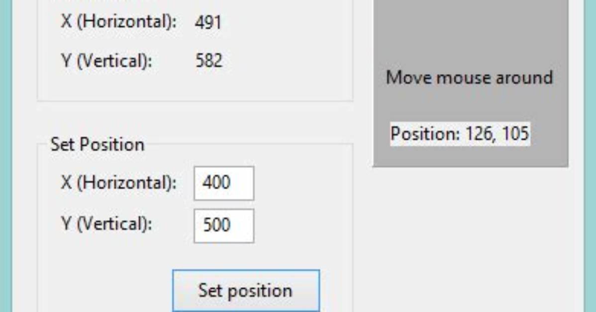 How to Get the Mouse Position Without Events (Without Moving the Mouse)?