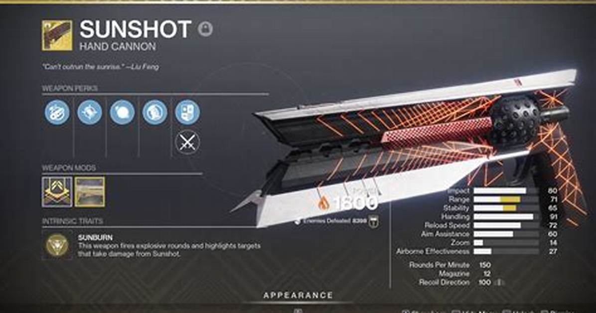 How to Get the Sunshot Exotic Catalyst in Destiny 2 (2024)