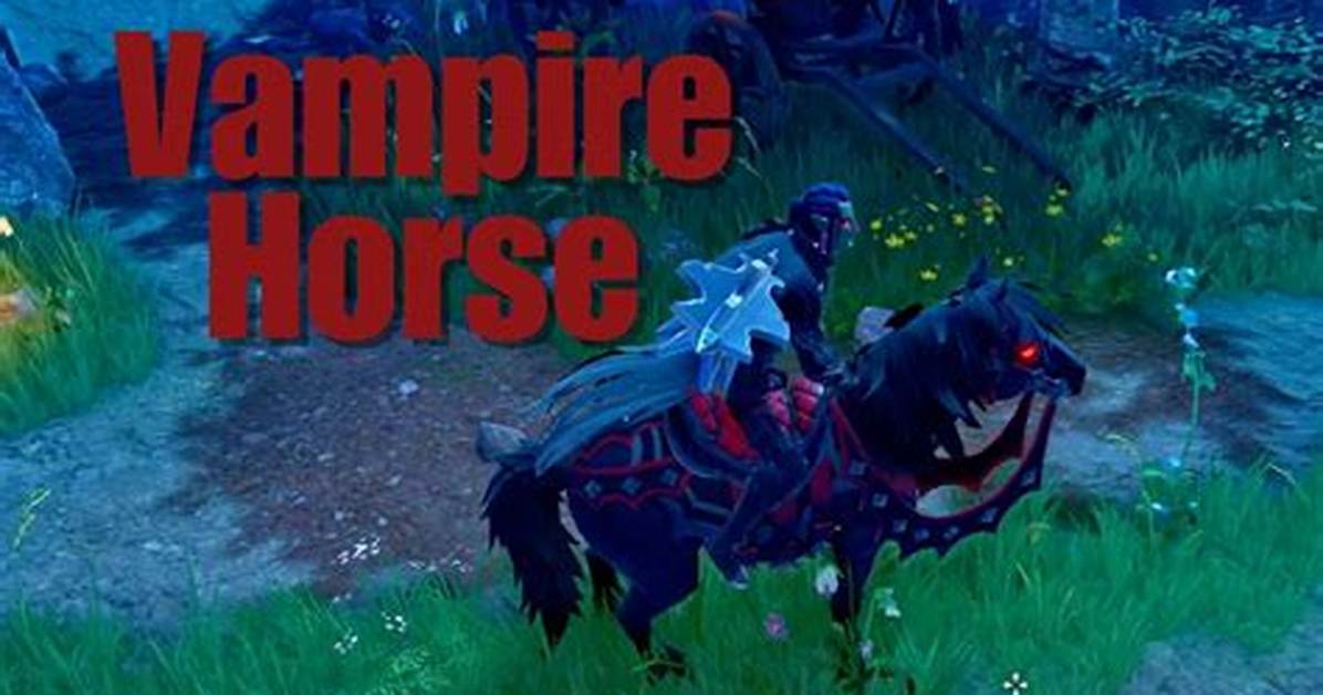 How to Get Vampire Horse in v Rising