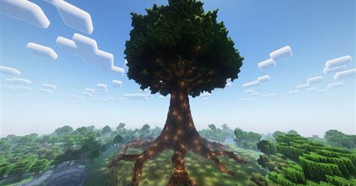 How to Grow Giant Tree in Minecraft