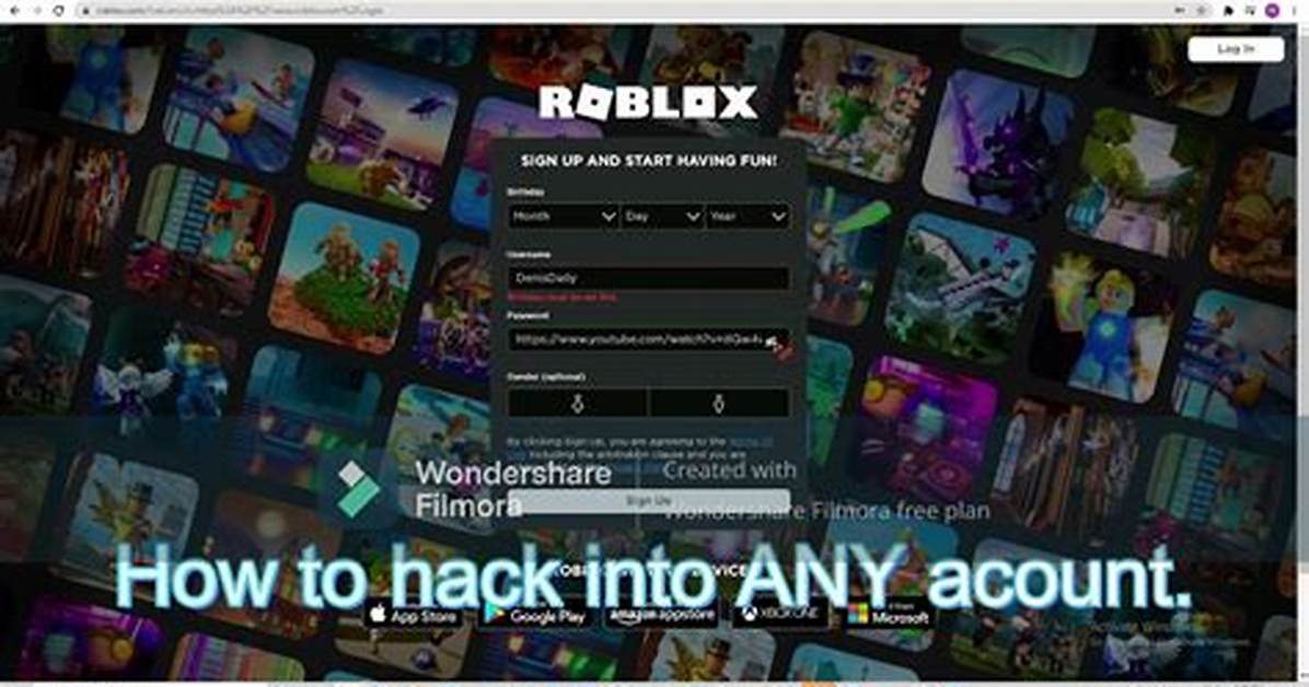 How to Hack Anyones Roblox Account