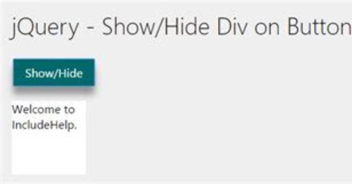 How to Hide a Div with jQuery?