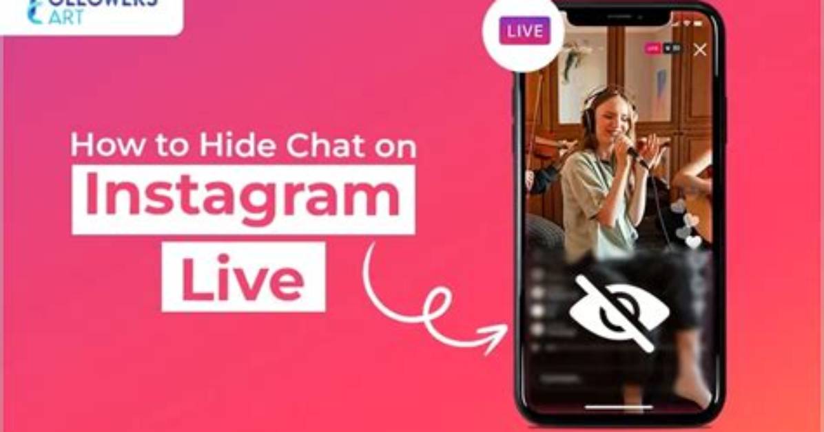 How to Hide Chat Instagram Live?