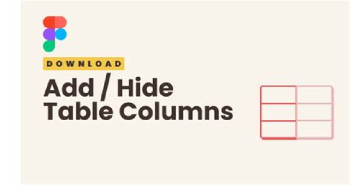 How to Hide Columns in Html Table?