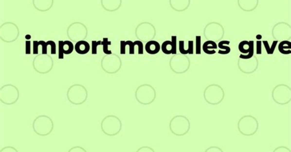 How to Import a Module Given Its Name as String?