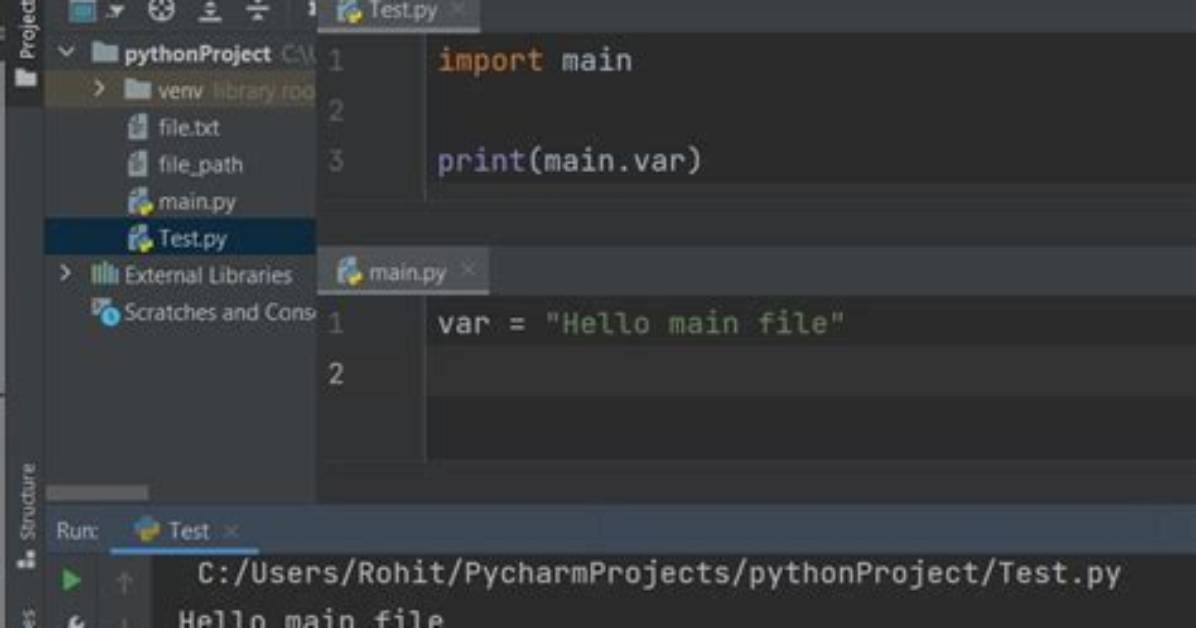 How to Import a Variable from Another Script?