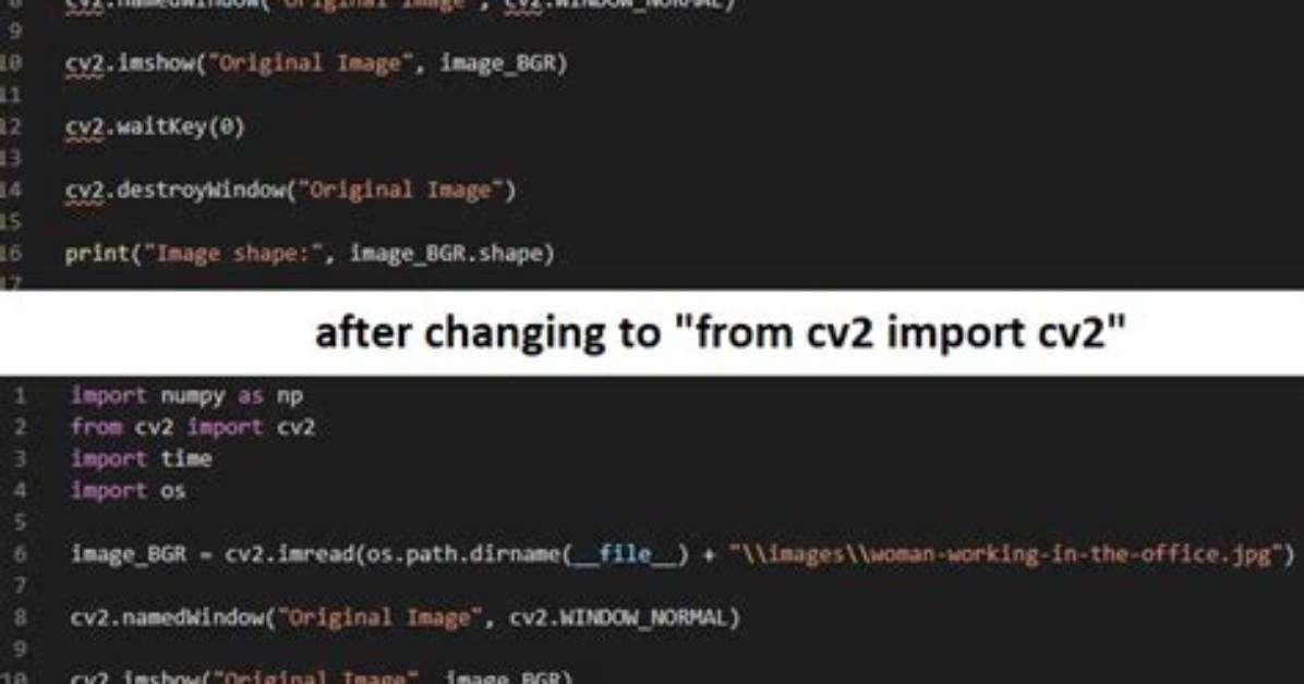 How to Import Cv2 in Python3?