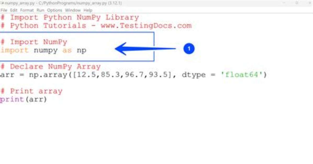 How to Import Numpy in the Python Shell