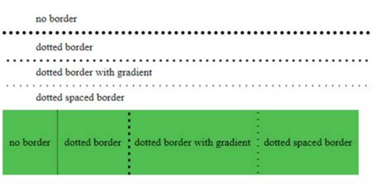 How to Increase Space Between Dotted Border Dots