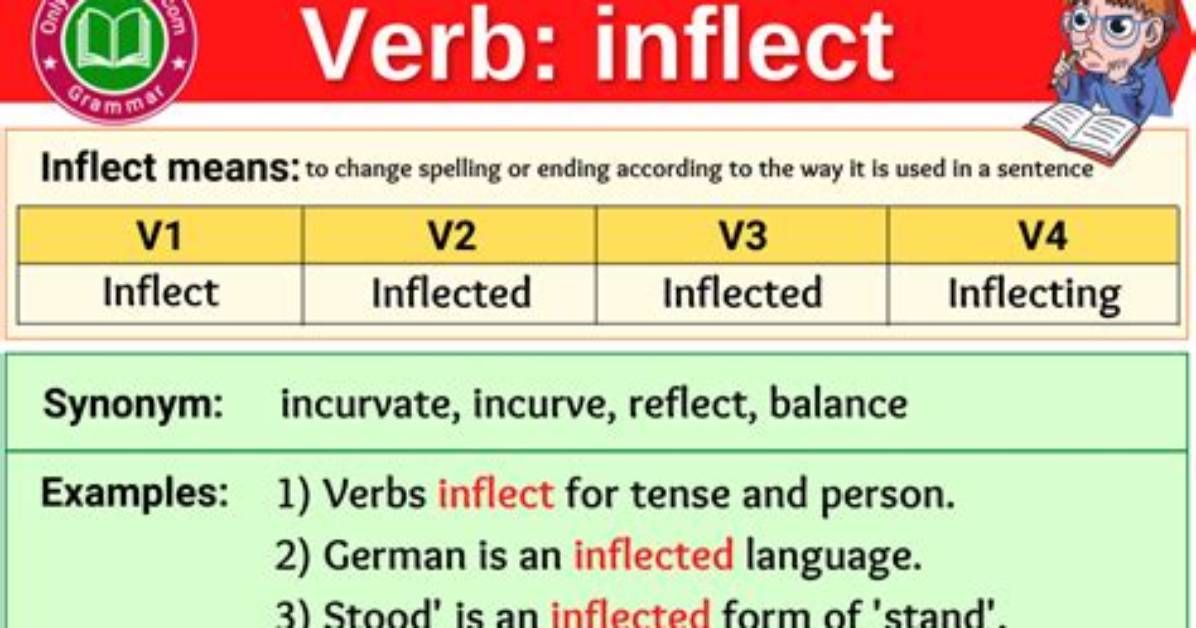 How to Inflect Verbs?