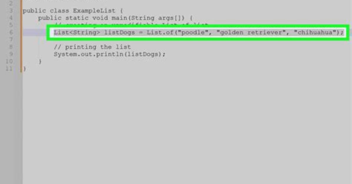 How to Initialize List Object in Java?