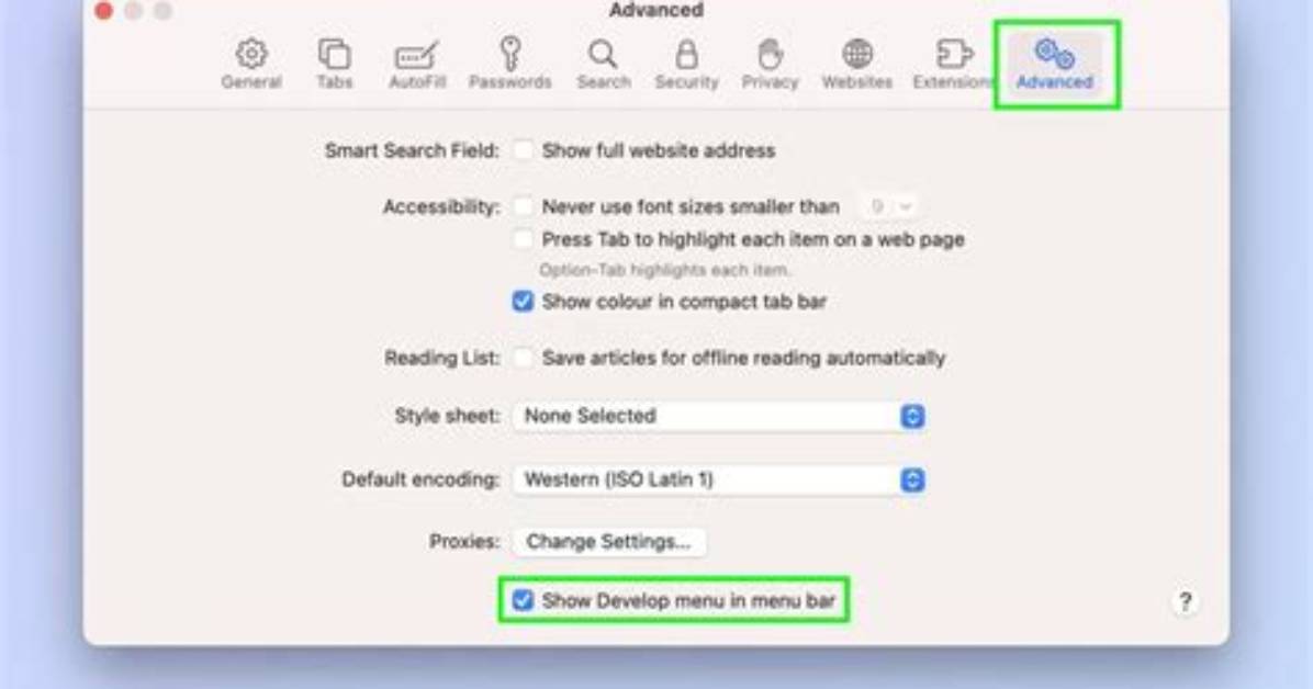 How to Inspect Element on Mac?