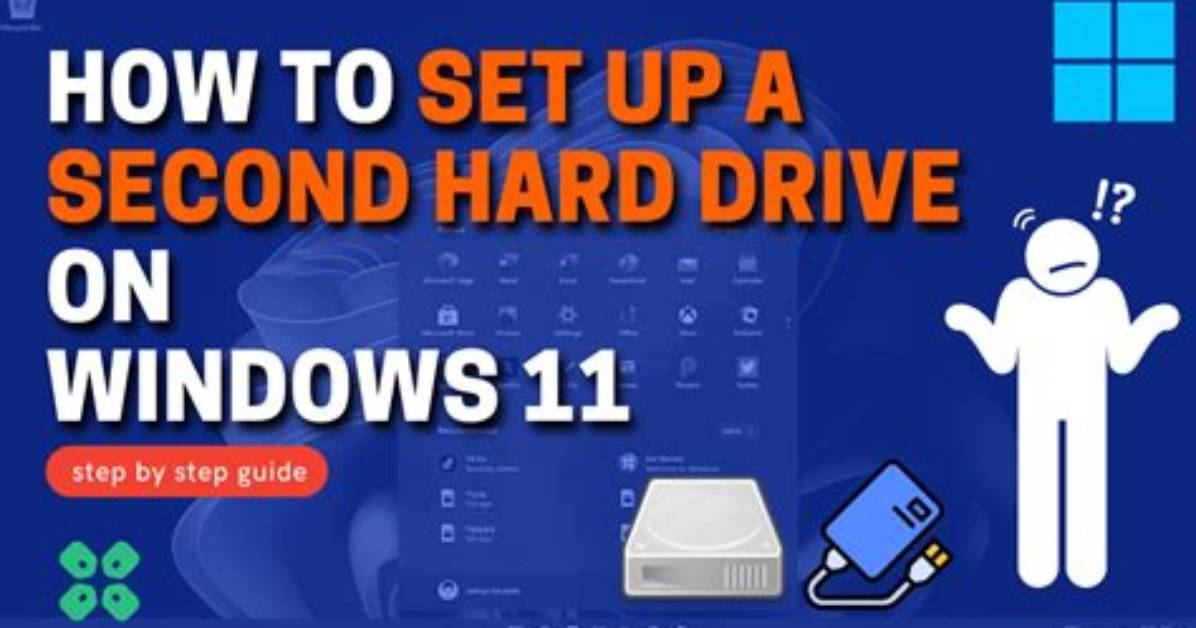 How to Install a Second Hard Drive Windows 7?