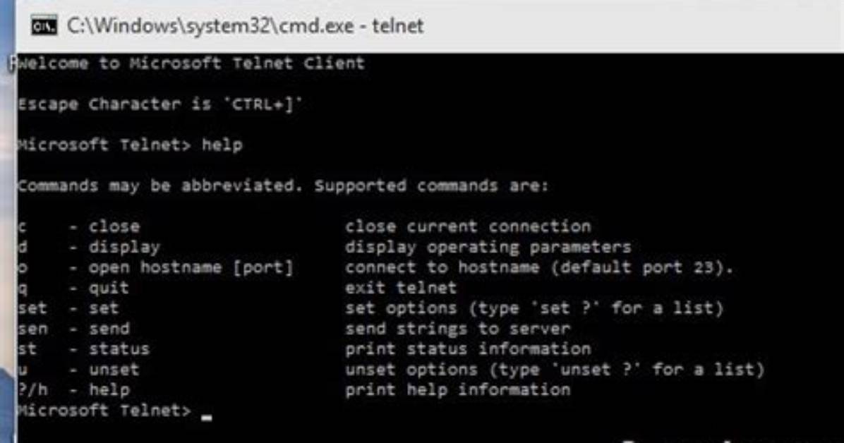How to Install a Telnet Client?