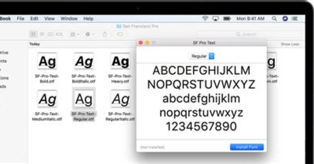How to Install Fonts on Mac