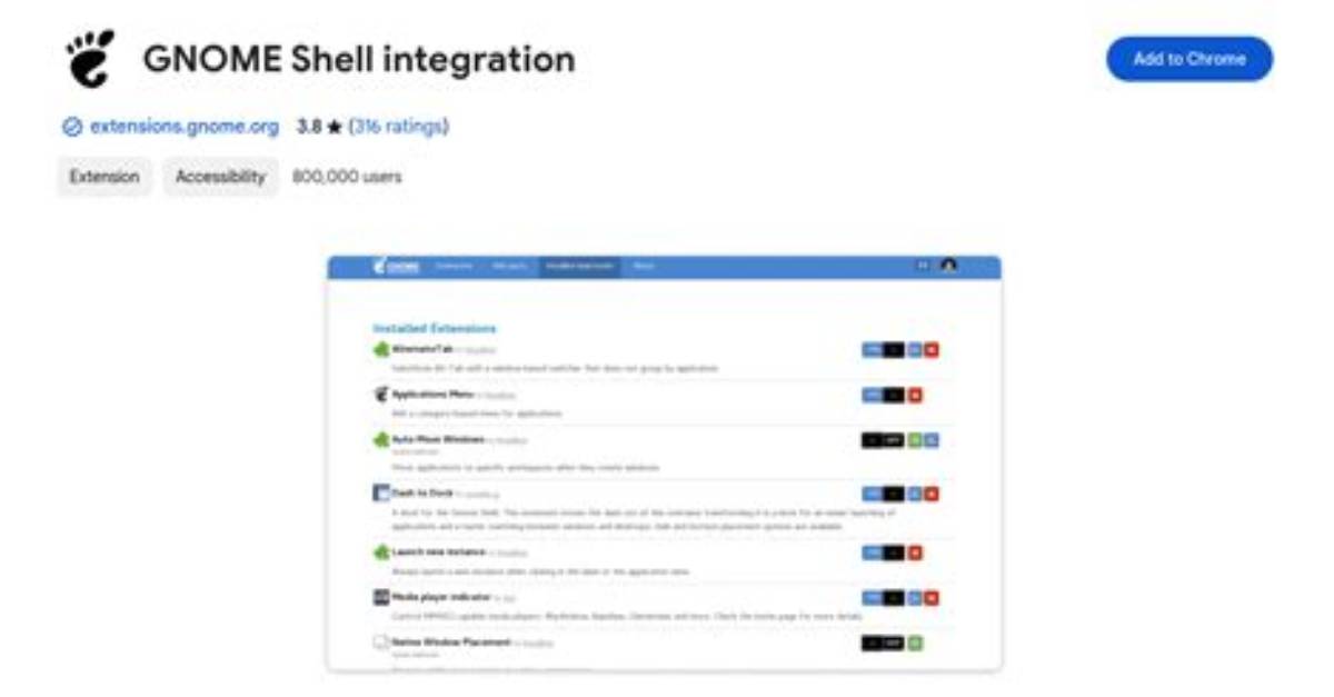 How to Install Gnome Shell Integration Extension in the Chromium Browser via Command-Line?