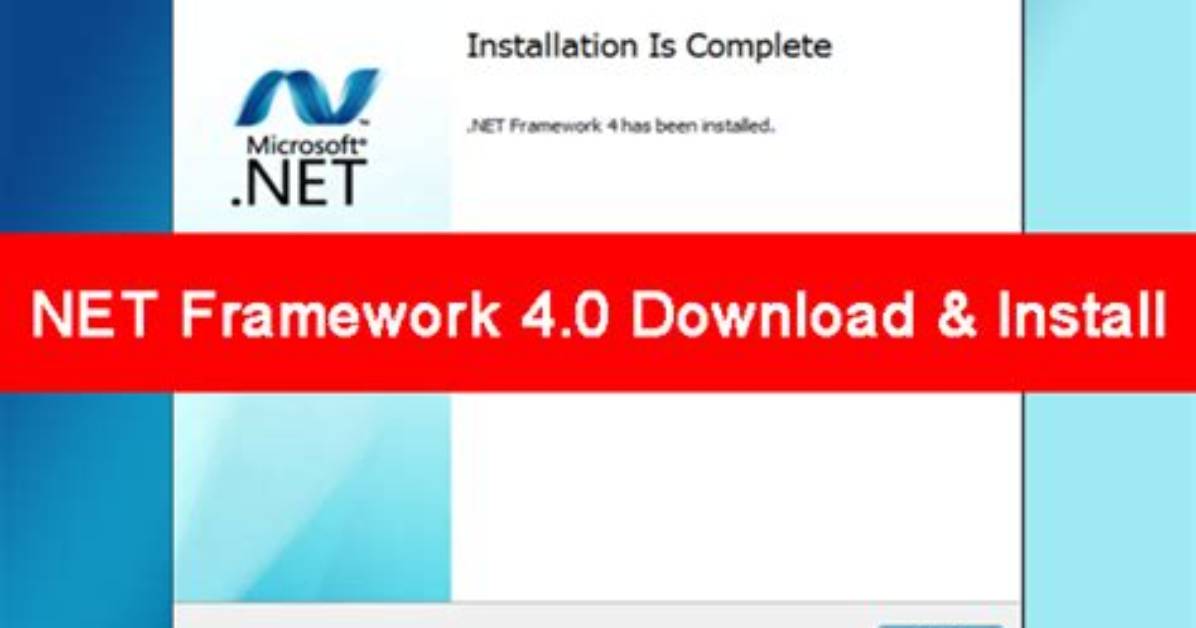 How to Install. Net 4 Framework in Windows 10