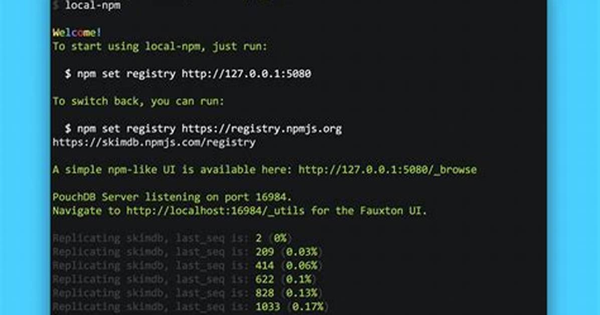 How to Install Npm Package While Offline?