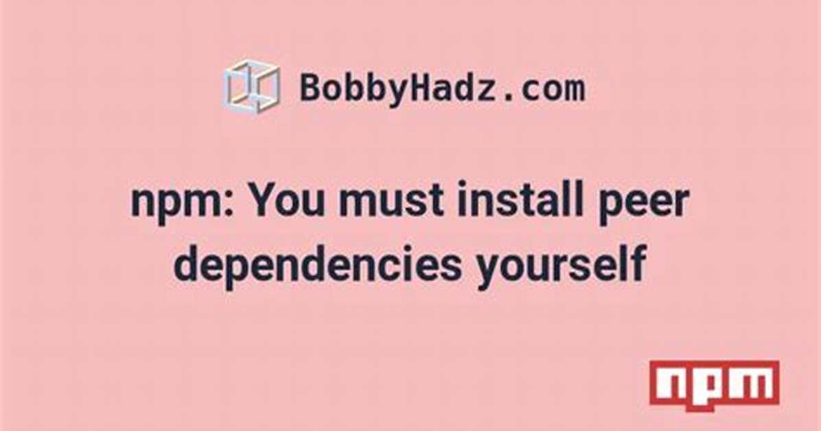 How to Install Npm Peer Dependencies Automatically?