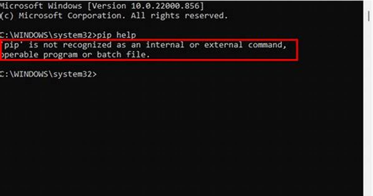 How to Install Pip Windows?