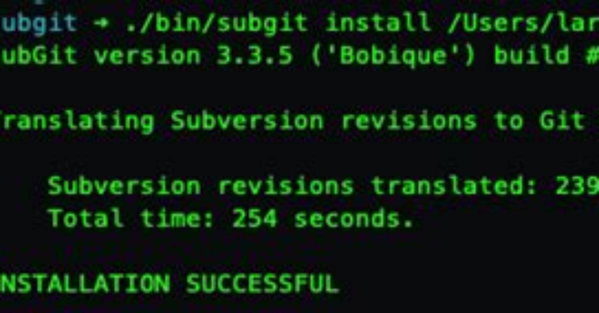 How to Install Subgit?