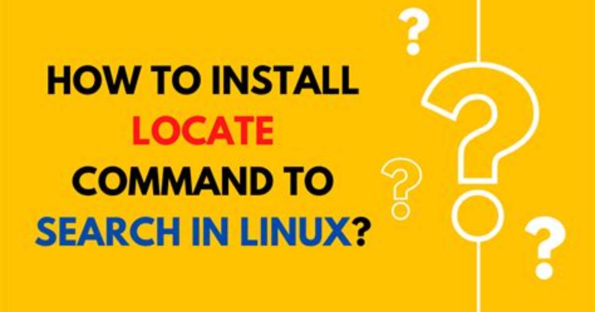 How to Install the Locate Command?