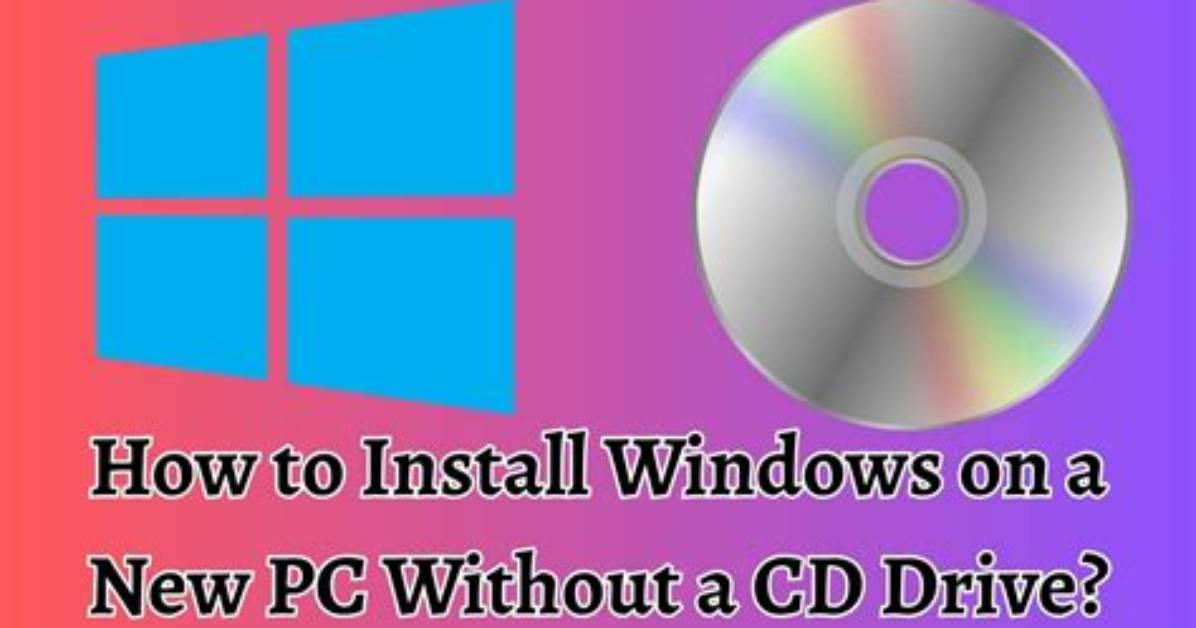 How to Install Windows 10 Without Cd?