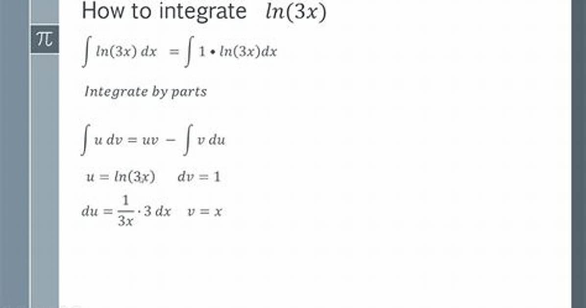 How to Integrate Ln - Lisbd-Net. Com