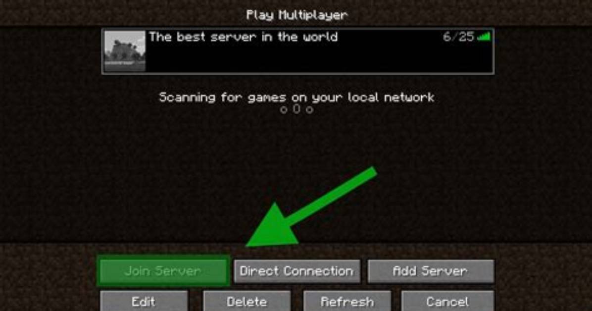 How to Join Local Minecraft Server