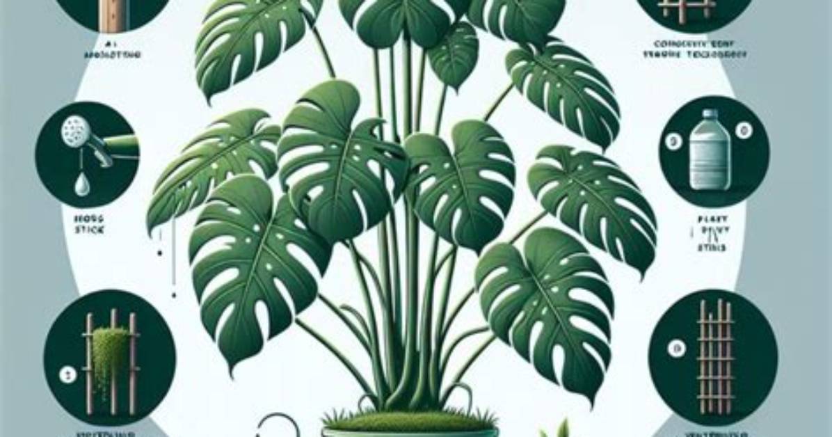 How to Keep Monstera Upright?