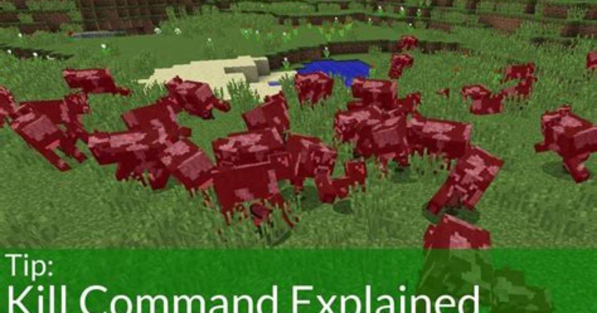 How to Kill Animals in Minecraft Command