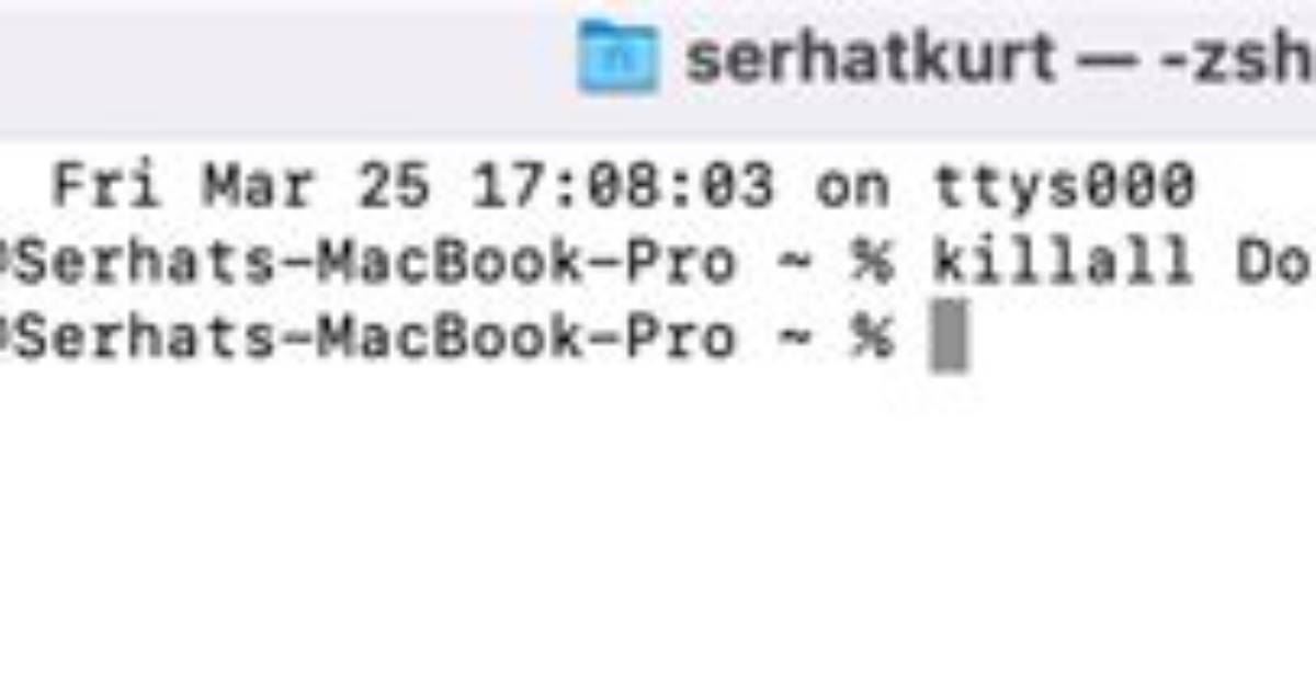 How to Kill & Restart Dock Using Terminal