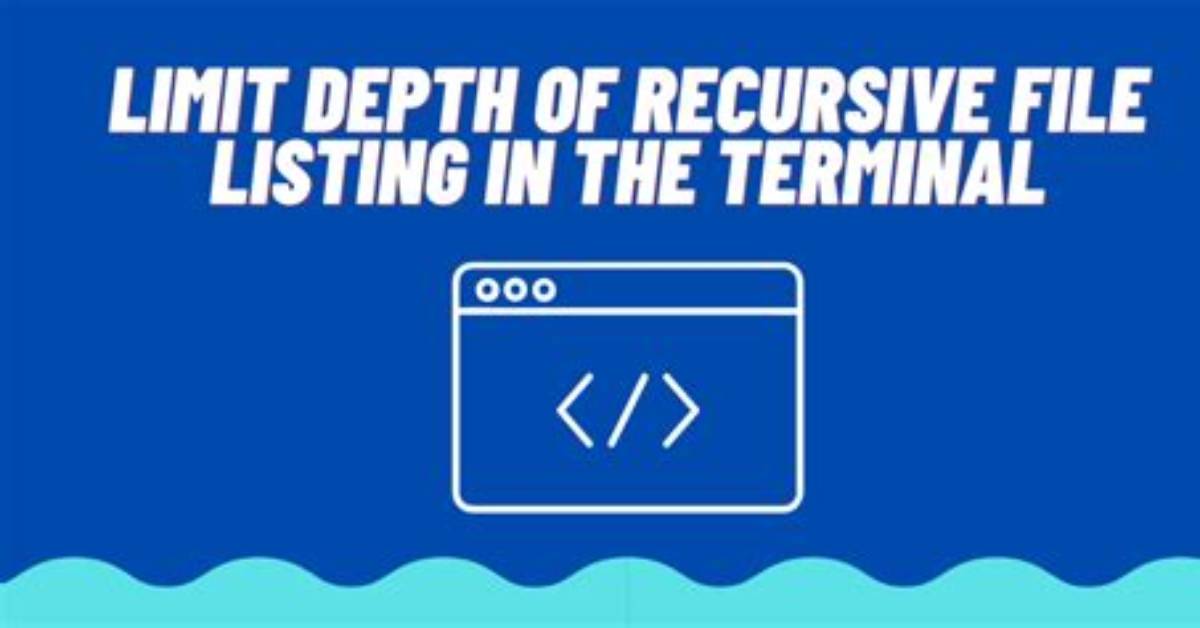 How to Limit Depth for Recursive File List?