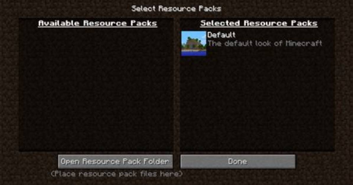 How to Load a Resource Pack in Minecraft