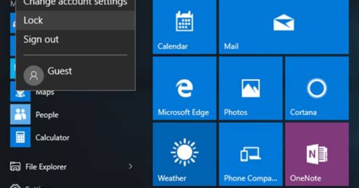 How to Lock Computer Windows 10?