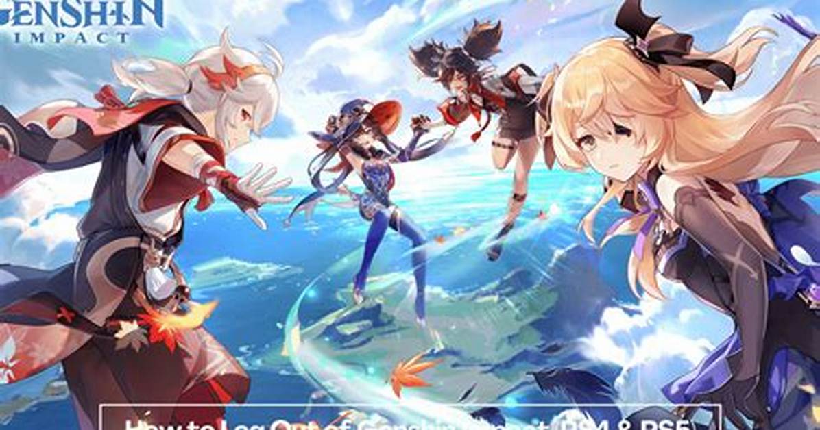 How to Log out of Genshin Impact on Ps4