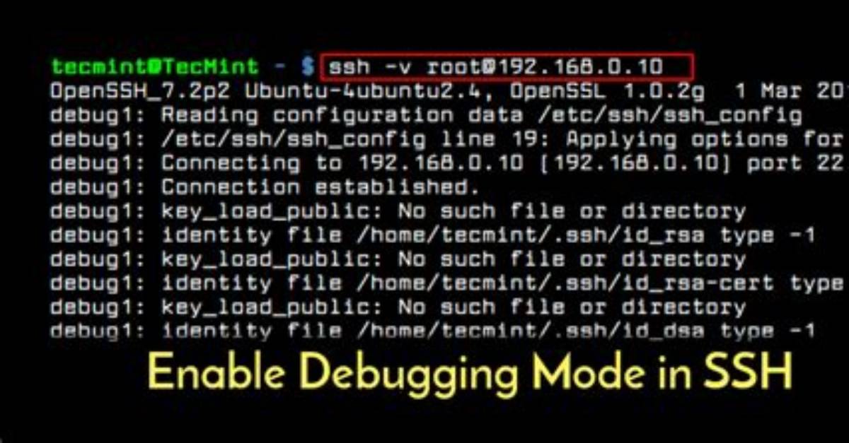 How to Log Ssh Debug Info?