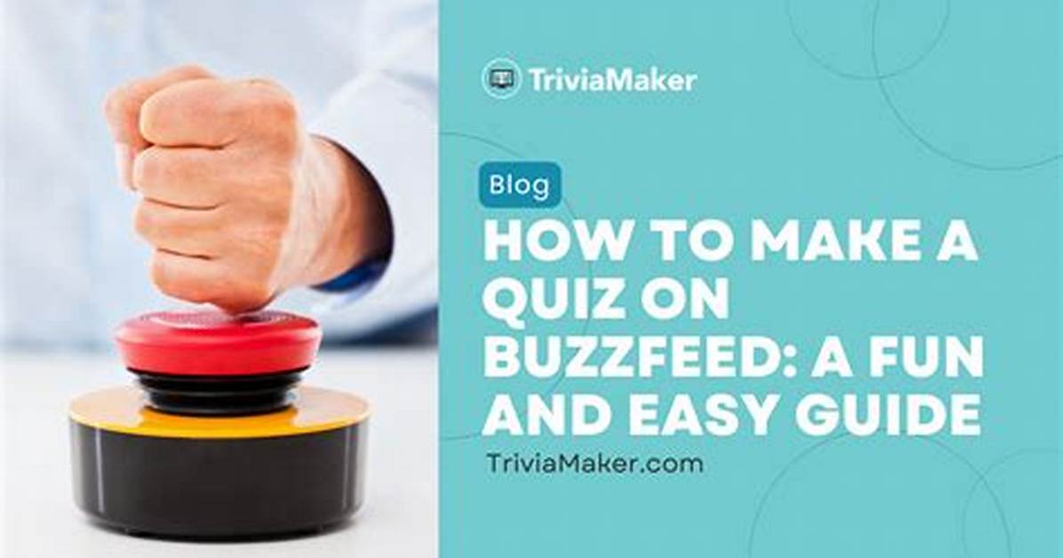 How to Make a Buzzfeed Quiz