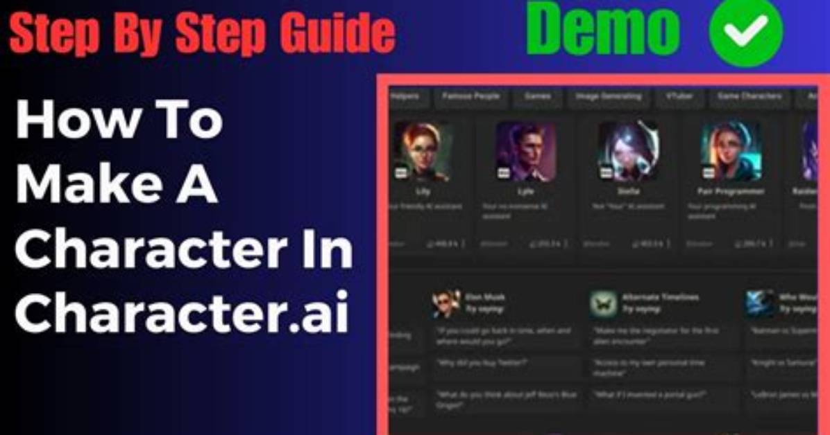 How to Make a Character