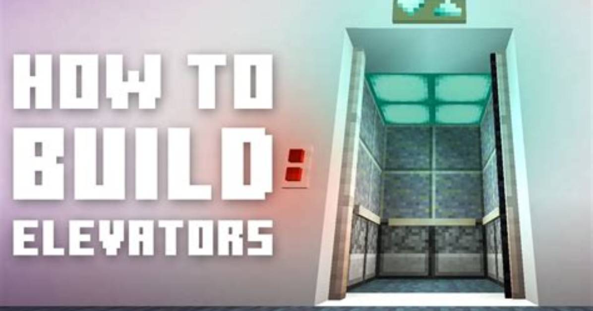 How to Make a Elevator in Minecraft with Water