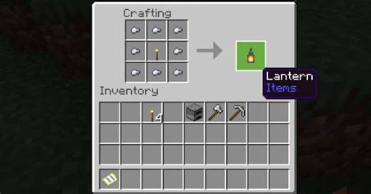 How to Make a Lantern on Minecraft