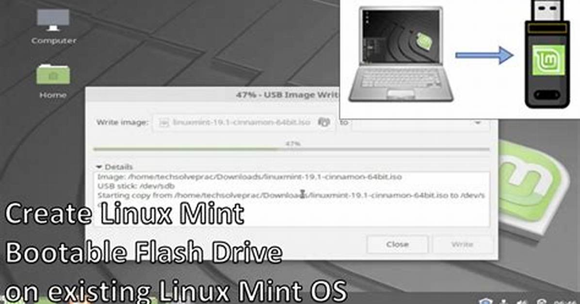 How to Make a Linux Mint Bootable Usb?