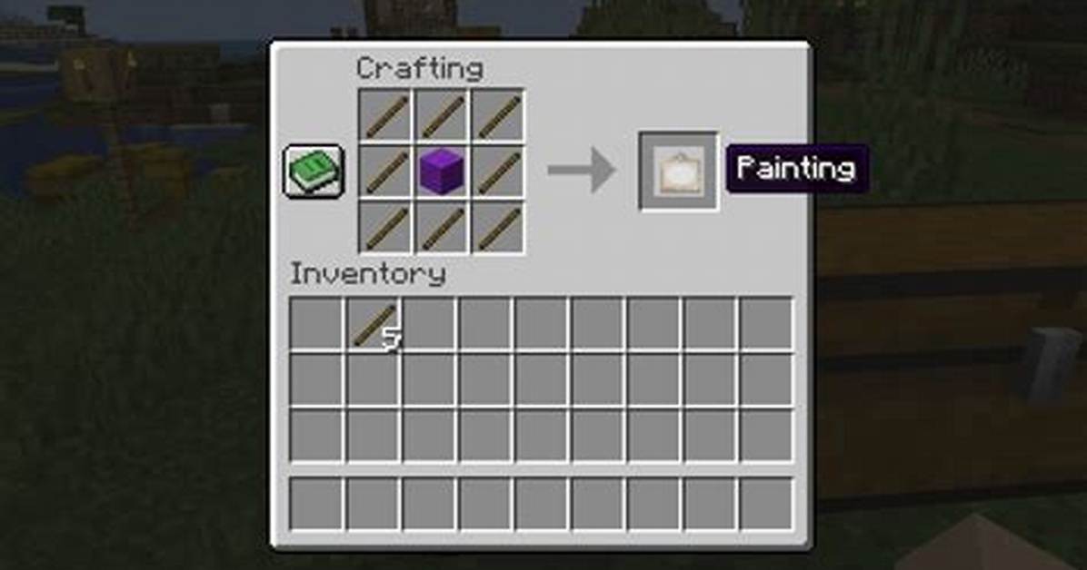 How to Make a Minecraft Painting