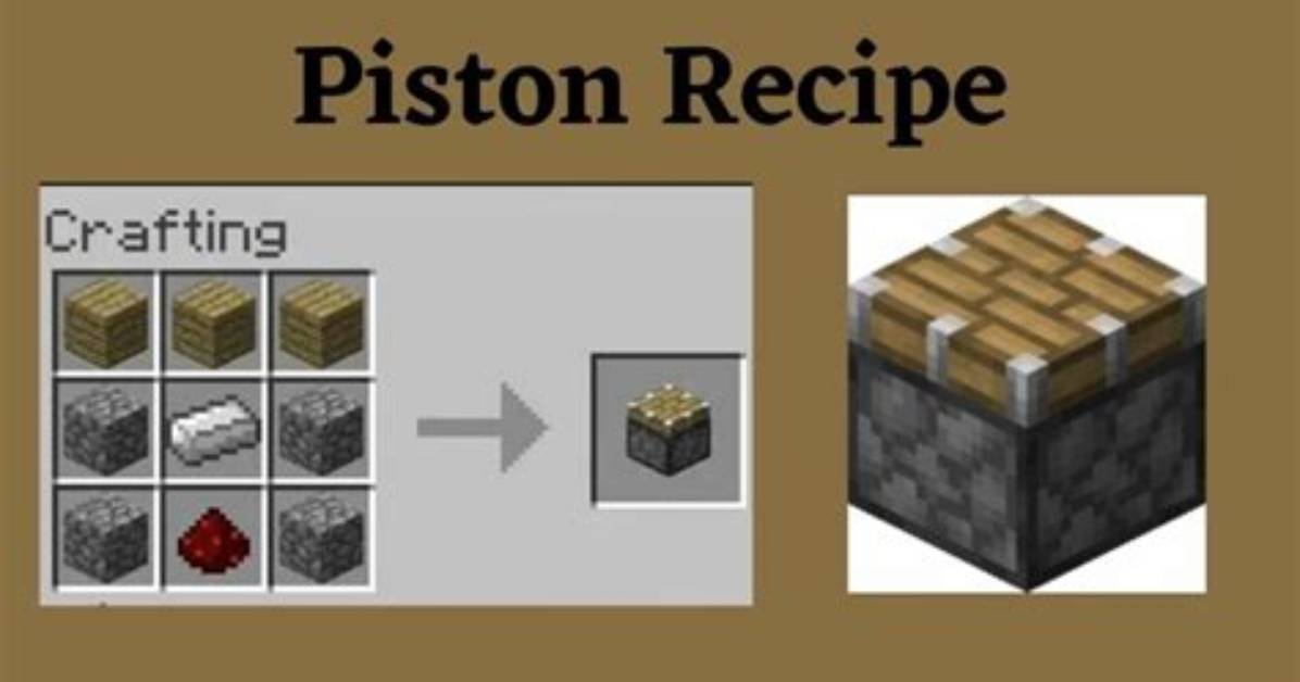 How to Make a Minecraft Piston