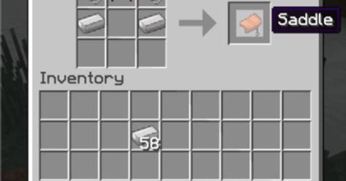 How to Make a Saddle in Minecraft 2021